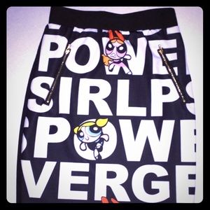 Power Puff Girls Pencil Skirt